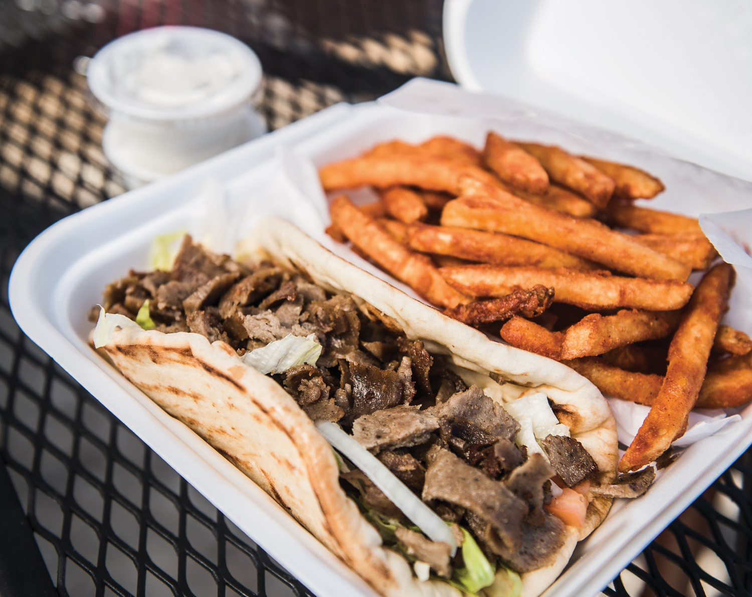 Gyro Sandwich Combo — King Solomon Gyro — $6.49